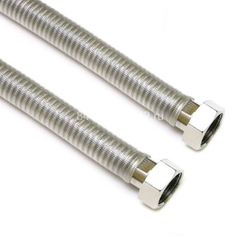 Сильфонная подводка для газа с ПВХ оплеткой 1/2"х3 м в/в. накидная гайка