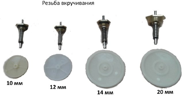 Шток водяной части диаметр 14 мм